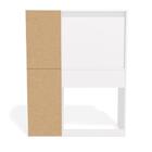 Penteadeira 5 Gavetas Branco Brilho