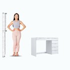 Penteadeira 7 Gavetas 120x76cm Pe-90 Branco