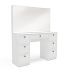 Penteadeira 7 Gavetas Pérola Yescasa Branco