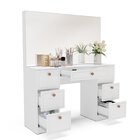 Penteadeira 7 Gavetas Pérola Yescasa Branco