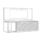 Penteadeira Afrodite Preto - Peternella Móveis