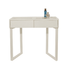 Penteadeira Aparador para Maquiagem Quarto Square Off White L