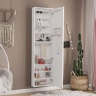 Penteadeira Armário Porta-joias Com Espelho Suspenso Dubai Ye