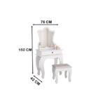 Penteadeira Baby 7200 Luxo Jb Branco – Jb Bechara