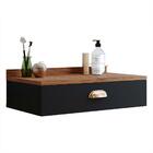 Penteadeira Bancada Suspensa Moderna Gloss 1 Gaveta Puxador C