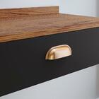 Penteadeira Bancada Suspensa Moderna Gloss 1 Gaveta Puxador C