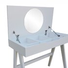 Penteadeira Bella Tampo Basculante E Divisórias Branco