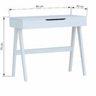 Penteadeira Bella Tampo Basculante E Divisórias Branco