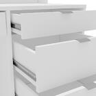 Penteadeira Blum 5 Gavetas 3 Nichos Branco Politorno Branco