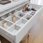 Penteadeira Camarim 100% Mdf 5 Gavetas Bulgária Off White