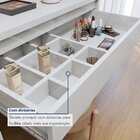 Penteadeira Camarim 100% Mdf 5 Gavetas Bulgária Off White
