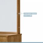 Penteadeira Camarim 100% Mdf Com Espelho E Led Onix Ypê