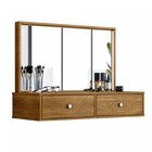 Penteadeira Camarim 100% Mdf Com Espelho E Led Onix Ypê