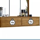 Penteadeira Camarim 100% Mdf Com Espelho Onix Ypê