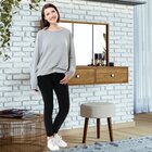 Penteadeira Camarim 100% Mdf Com Espelho Onix Ypê