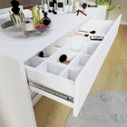 Penteadeira Camarim 100% Mdf Londres New Branco Acetinado