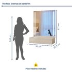 Penteadeira Camarim 1 Gaveta 100%mdf Com Led Paris Off White