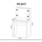 Penteadeira Camarim 1 Gaveta Pe2017 Tecno Mobili