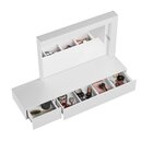 Penteadeira Camarim 2 Gavetas Com Espelho Mimo Espresso Móveis