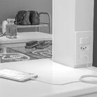 Penteadeira Camarim 7 Gavetas Banqueta Malbec/off White