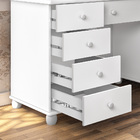 Penteadeira Camarim 9 Gavetas Branco