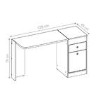 Penteadeira Camarim Arya Branco Com Espelho