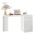 Penteadeira Camarim Arya Branco Com Espelho