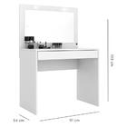 Penteadeira Camarim Atraente 5940 Branco Demobile