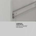 Penteadeira Camarim Atraente Com Led 1 Gaveta Branco Demóbile