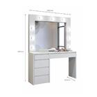 Penteadeira Camarim Berlim New Mavaular Branco