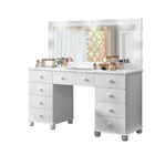 Penteadeira Camarim Branca 09 Gavetas