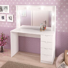 Penteadeira Camarim C/ Espelho E Fiação Vitoria – Fellicci -