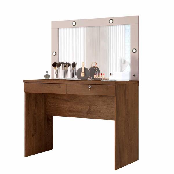 Penteadeira Camarim Capricho Jcm Movelaria Cacau Off White