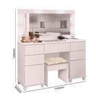 Penteadeira Camarim Clean Rosê – Potente Móveis