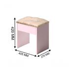 Penteadeira Camarim Clean Rosê – Potente Móveis