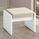 Penteadeira Camarim Com 4 Gavetas E Porta Objetos Mel Com Ban