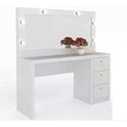 Penteadeira Camarim Com Banco Puff Pe2001 Pu2052 Tecno Mobili