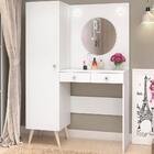 Penteadeira Camarim Com Espelho 105 Cm Pc18 Fell