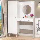 Penteadeira Camarim Com Espelho 105 Cm Pc18 Fell