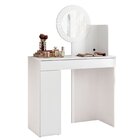 Penteadeira Camarim Com Espelho 1 Gaveta Sky Branco