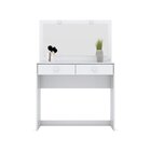 Penteadeira Camarim Com Espelho 2 Gavetas Léia Branco