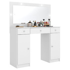 Penteadeira Camarim Com Espelho 2 Portas 3 Gavetas Carisma D0