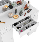 Penteadeira Camarim Com Espelho 2 Portas 3 Gavetas Carisma D0