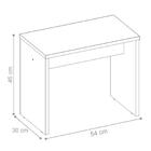 Penteadeira Camarim Com Espelho 2 Portas 3 Gavetas E Banqueta