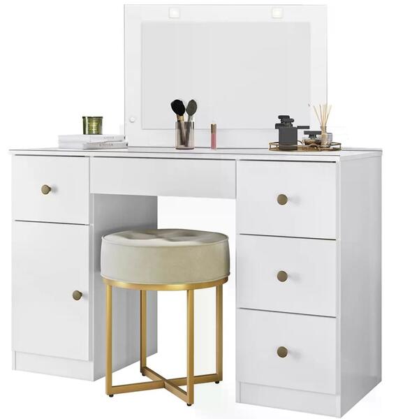 Penteadeira Camarim Com Espelho 9904 Moval