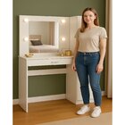 Penteadeira Camarim Com Espelho E Iluminação 1 Porta E 1 Gave