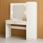 Penteadeira Camarim Com Espelho E Iluminação 1 Porta E 1 Gave