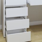 Penteadeira Camarim Com Espelho E Lampada 5 Gavetas 100% Mdf