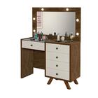 Penteadeira Camarim Com Espelho E Led Luapa Móveis Luna Malbe