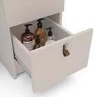 Penteadeira Camarim Com Espelho França Off White/freijó